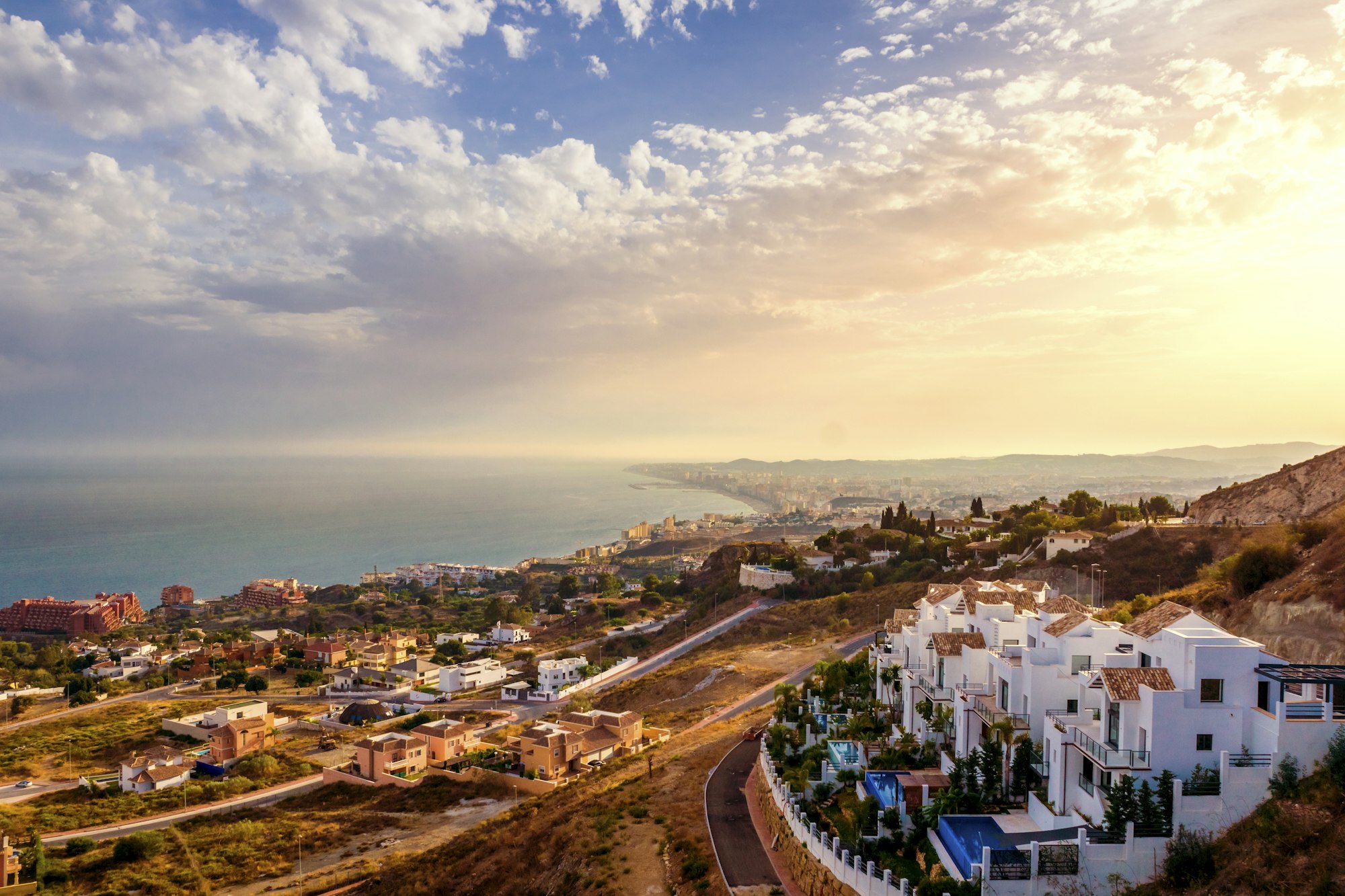 Spagna, Andalusia, Provincia di Malaga, Marbella, Panorama