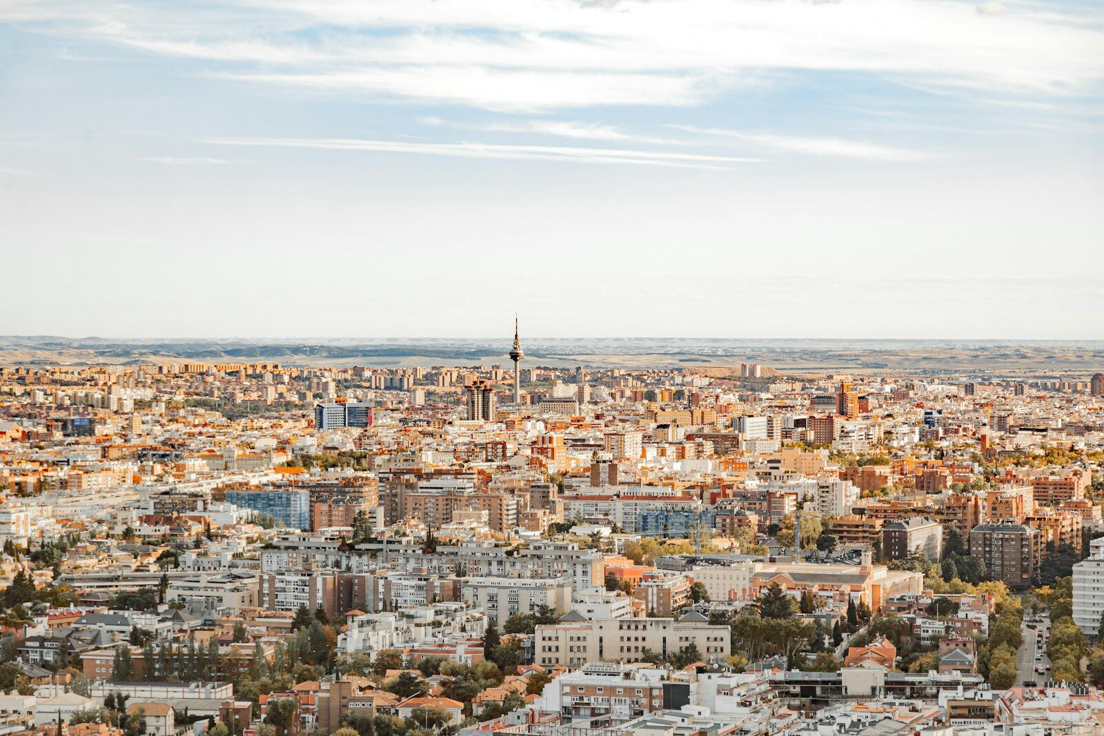 Vast cityscape with buildings stretching to the horizon.